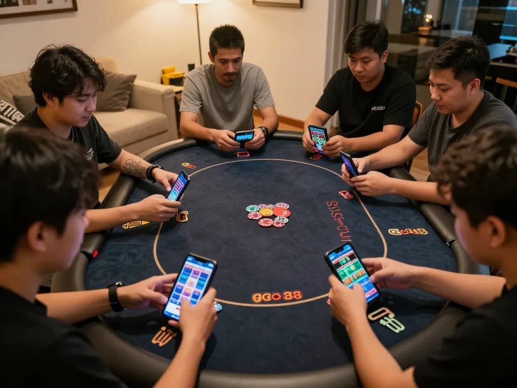 Players enjoying exciting gameplay on the go88 platform in a comfortable home environment