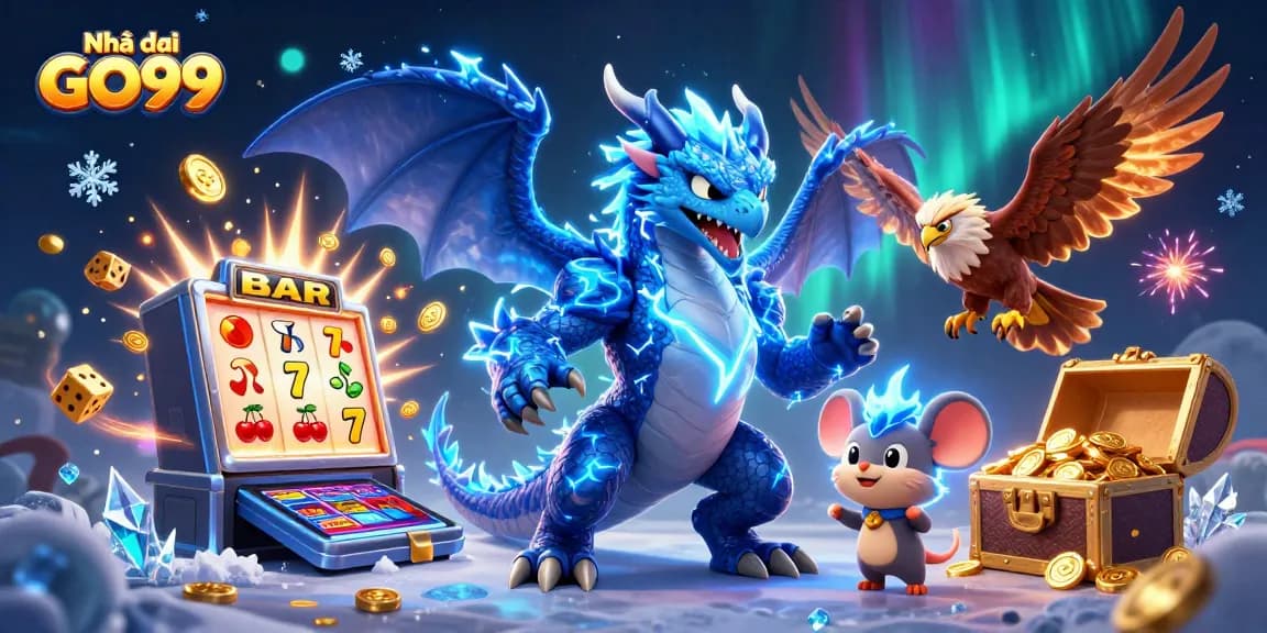 Engage with Nhà cái GO99's vibrant 3D casino world featuring exciting games and dynamic action scenes.