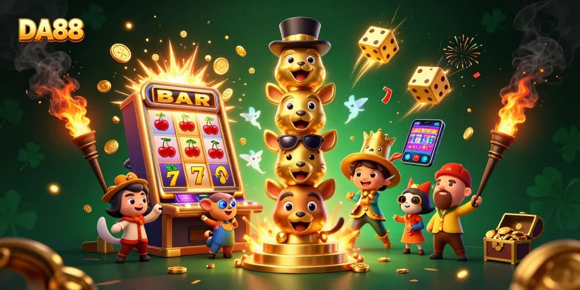 Experience thrilling jackpots with DA88's vibrant casino scene full of wonders.