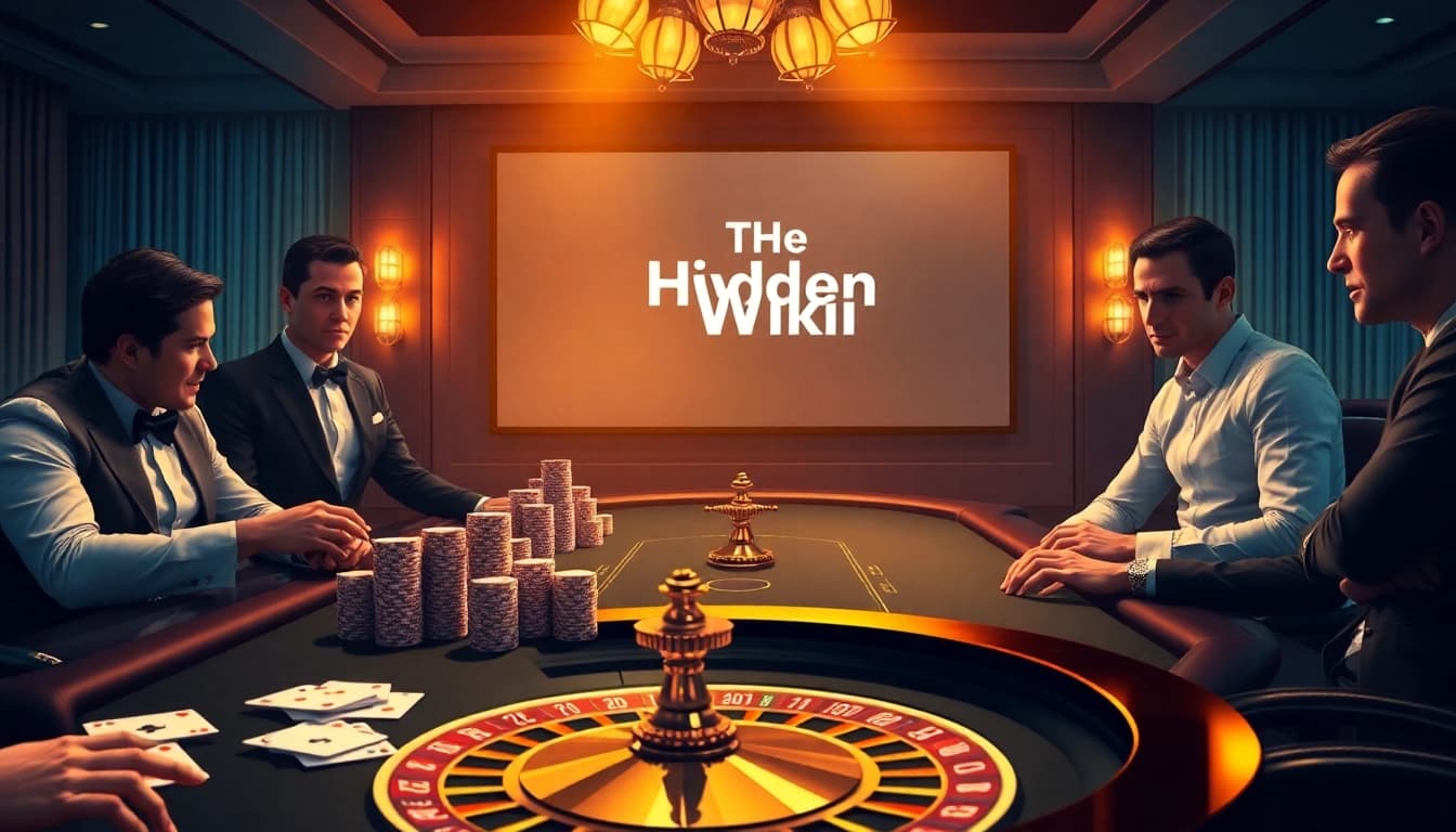 Players engaging at a poker table, inspired by the hidden wiki theme and casino excitement.