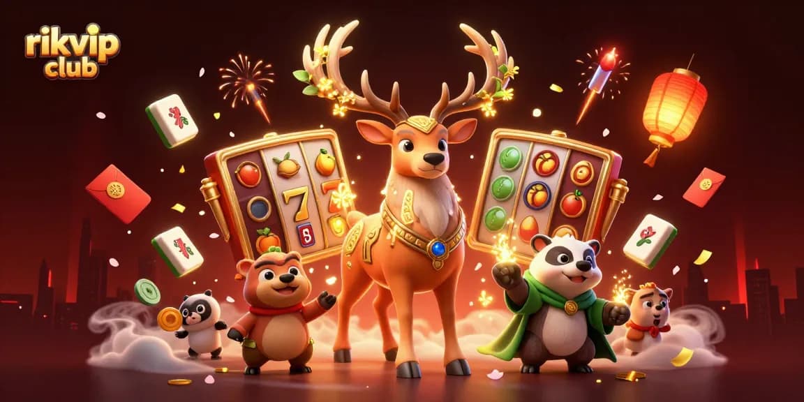 Engage with the rikvip club as a Celtic druid stag and wise badger illuminate the casino scene.