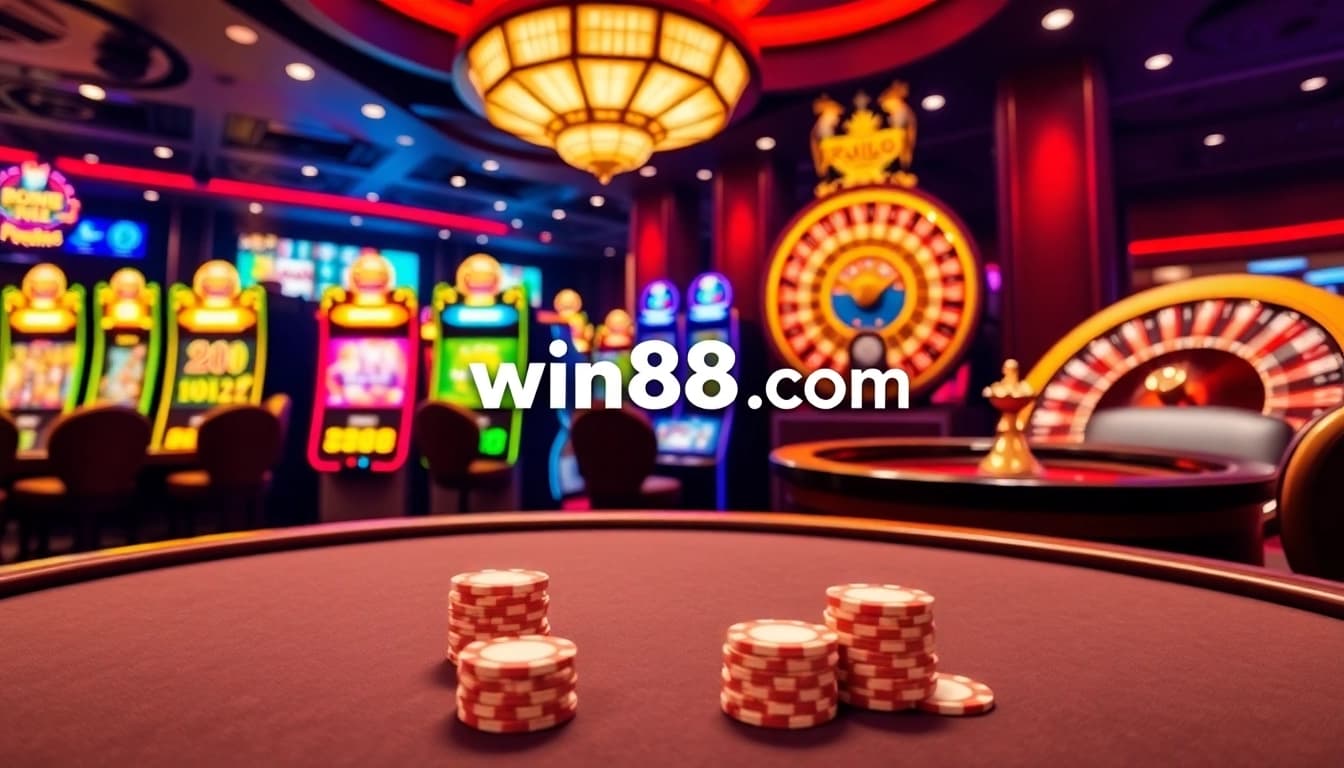 Experience thrilling gameplay at win88.com with vibrant casino action and exciting slot machines.