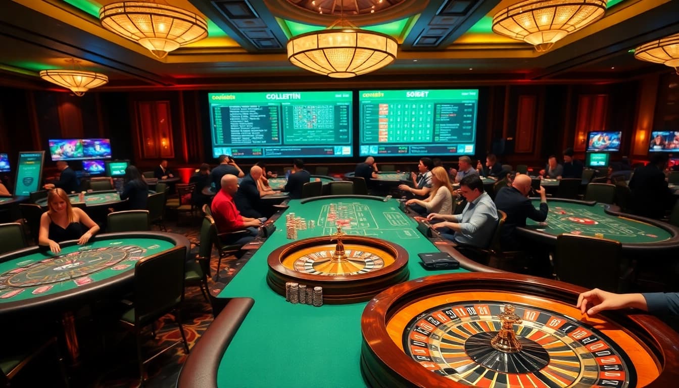 Experience the excitement of เว็บตรง soibet in this luxurious casino scene.