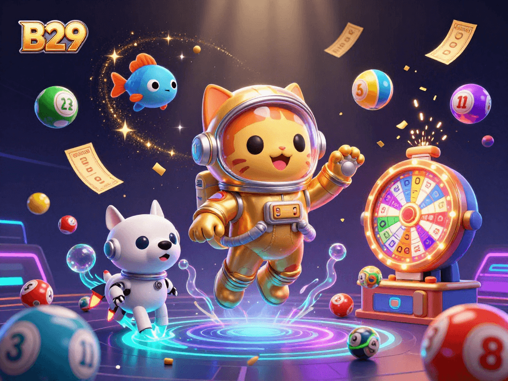 B29 offers thrilling gaming experiences with dynamic lottery elements and an exciting casino atmosphere.