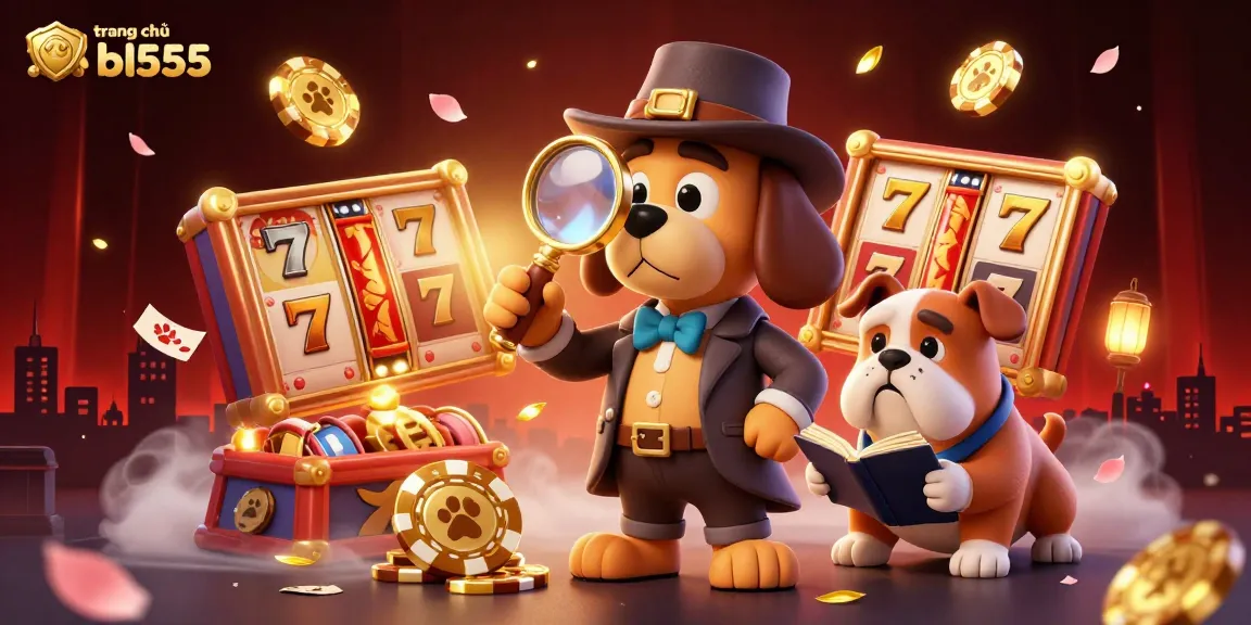 Uncover winning strategies on trang chủ bl555 with a detective scene exploring poker clues.