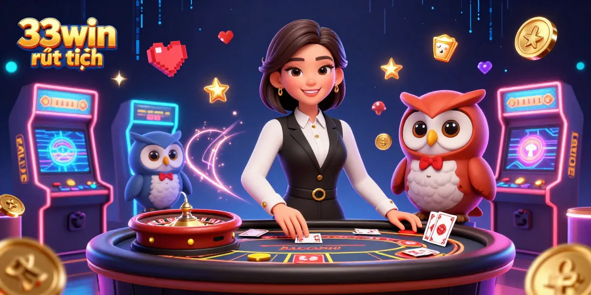 Experience exciting gameplay at 33win rút tiền, with dealers and dynamic gaming elements.