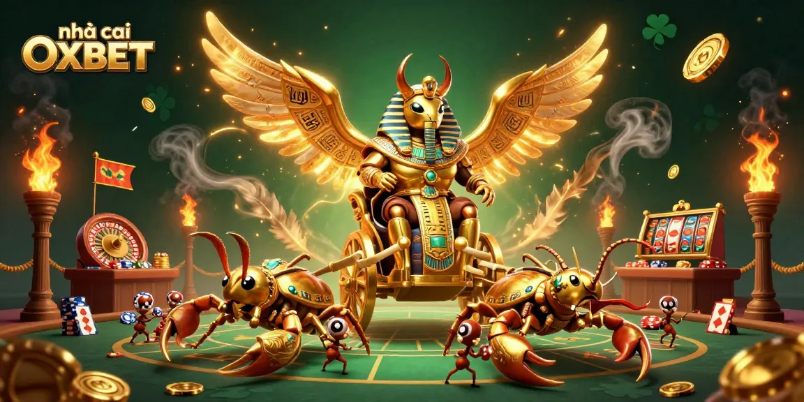 Experience the excitement of nhà cái OXBET with vibrant casino action featuring gaming elements and engaging characters.