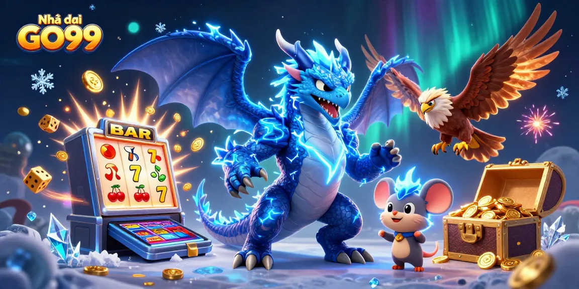 Engage with Nhà cái GO99's vibrant 3D casino world featuring exciting games and dynamic action scenes.