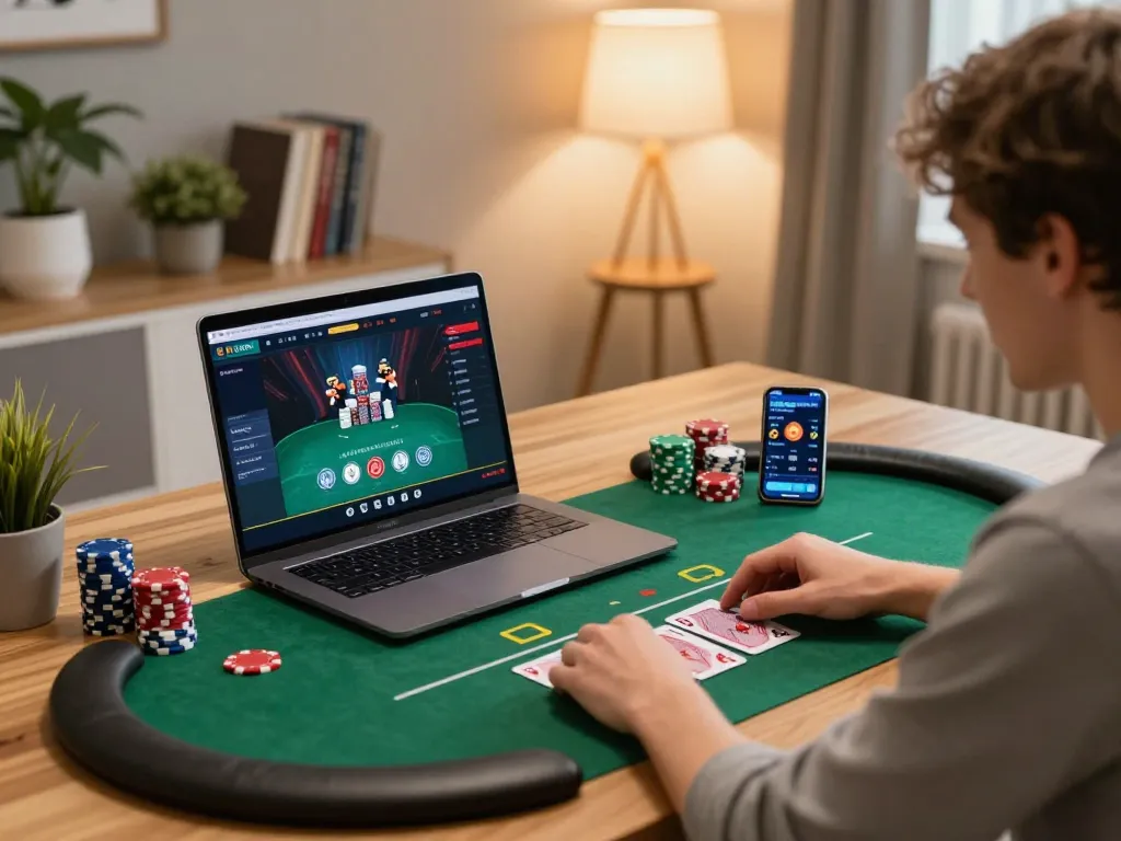 Engagement in online poker gameplay at cm88, showcasing strategic decision-making.