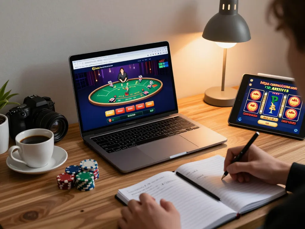 Experience thrilling gameplay at https://casino555win.com/ with a user-friendly interface showcasing live blackjack in a cozy home setting.