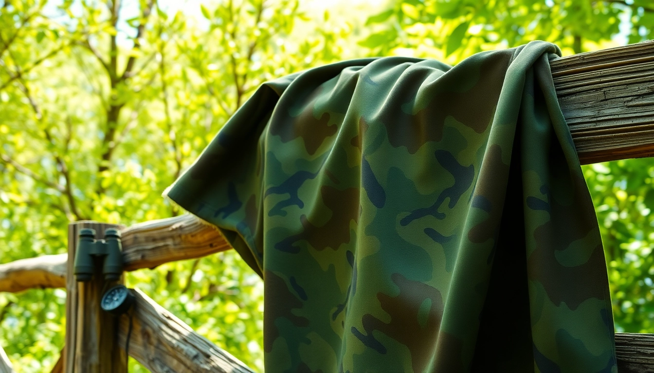 Koop goedkope camouflage print dat perfect is voor buitenactiviteiten en avontuur.