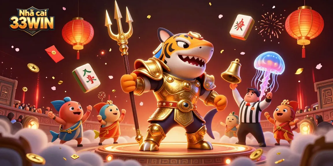 Engage with dynamic gaming at Nhà cái 33WIN featuring vibrant underwater action and game elements.