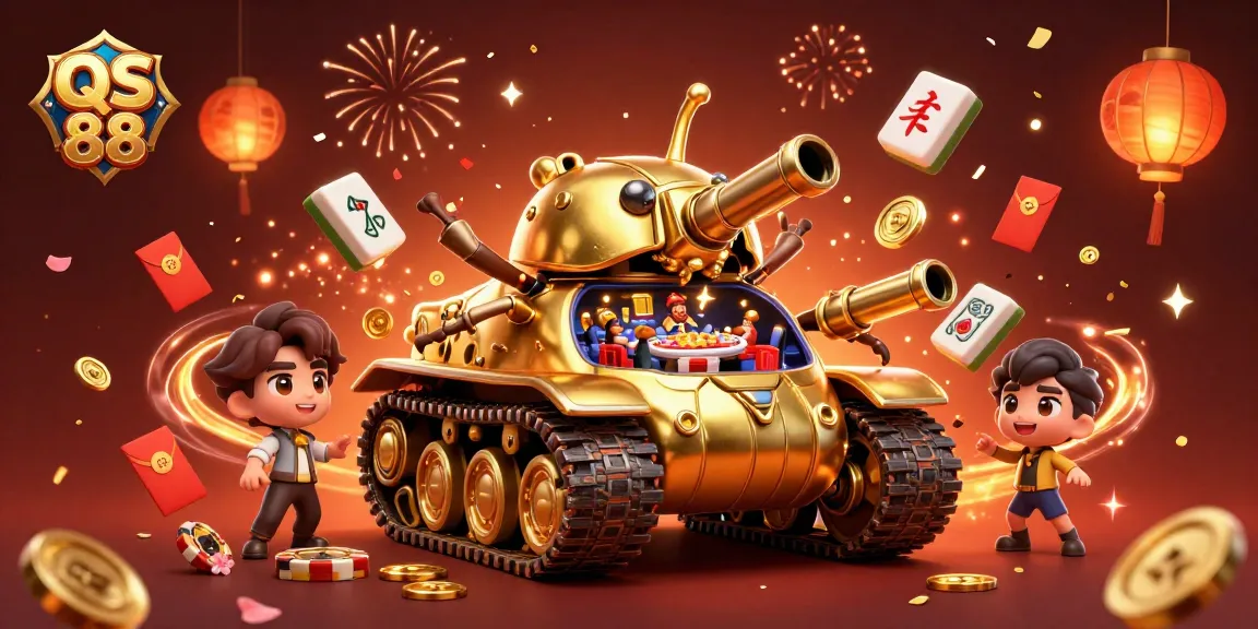 Experience the excitement at QS 88's casino, where golden beetles reveal a vibrant gaming world.