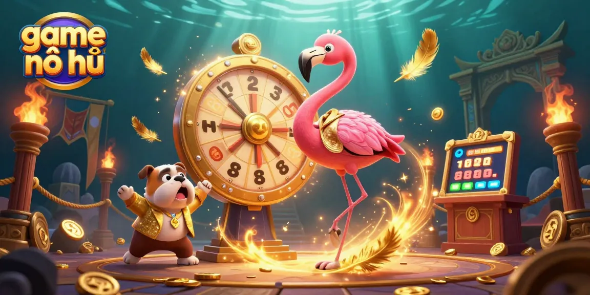 Experience the excitement of game nổ hũ with vibrant characters and dynamic casino elements.