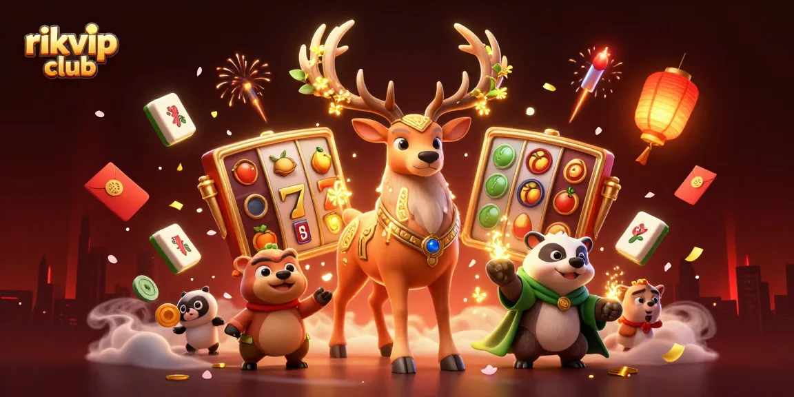 Engage with the rikvip club as a Celtic druid stag and wise badger illuminate the casino scene.