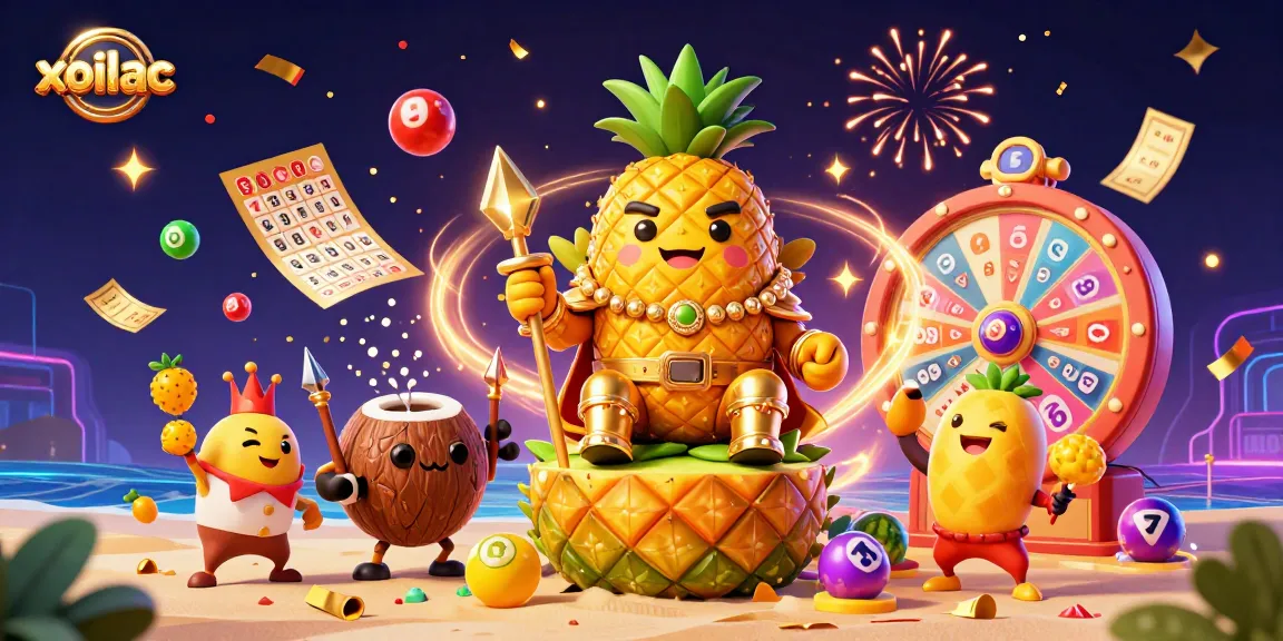 Spin for wins with the exciting xoilac lottery scene featuring vibrant prizes and lively characters!