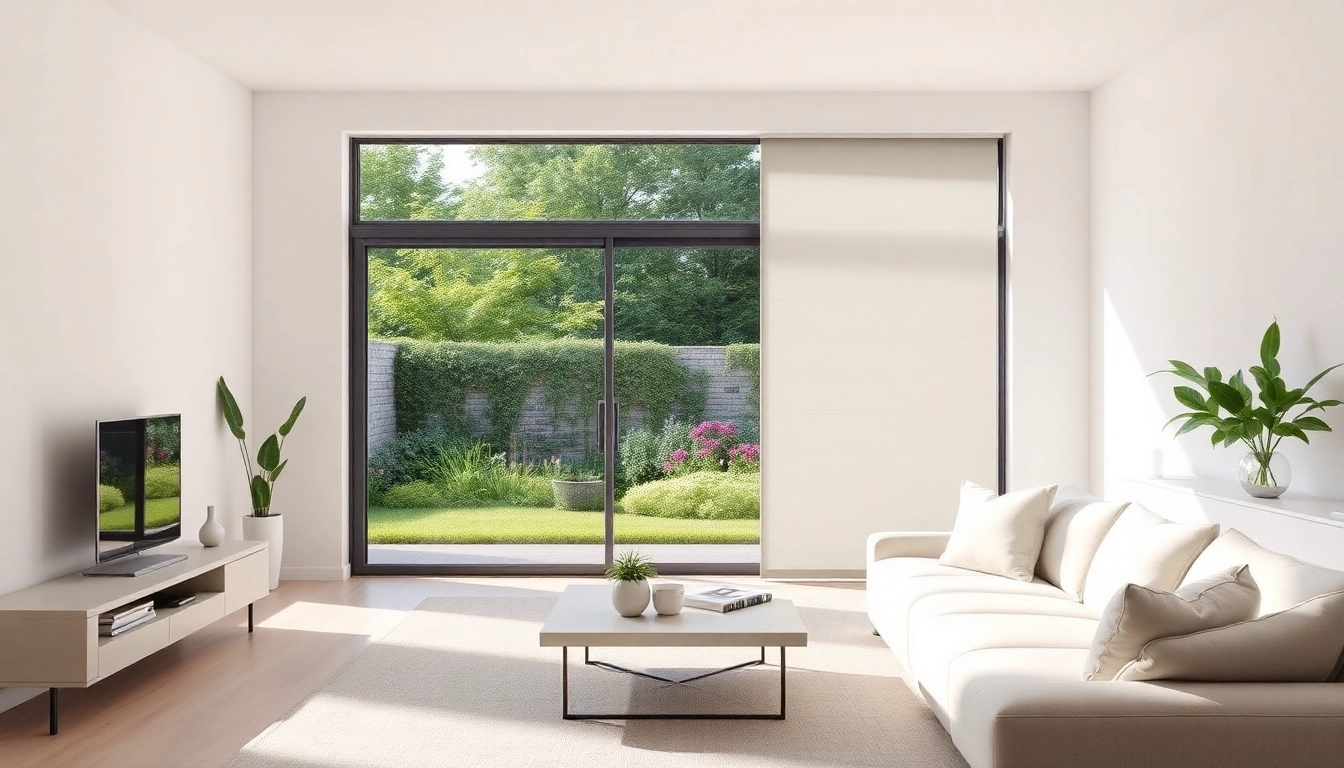 Bekijk de hordeur op maat die elegant past in een modern interieur.