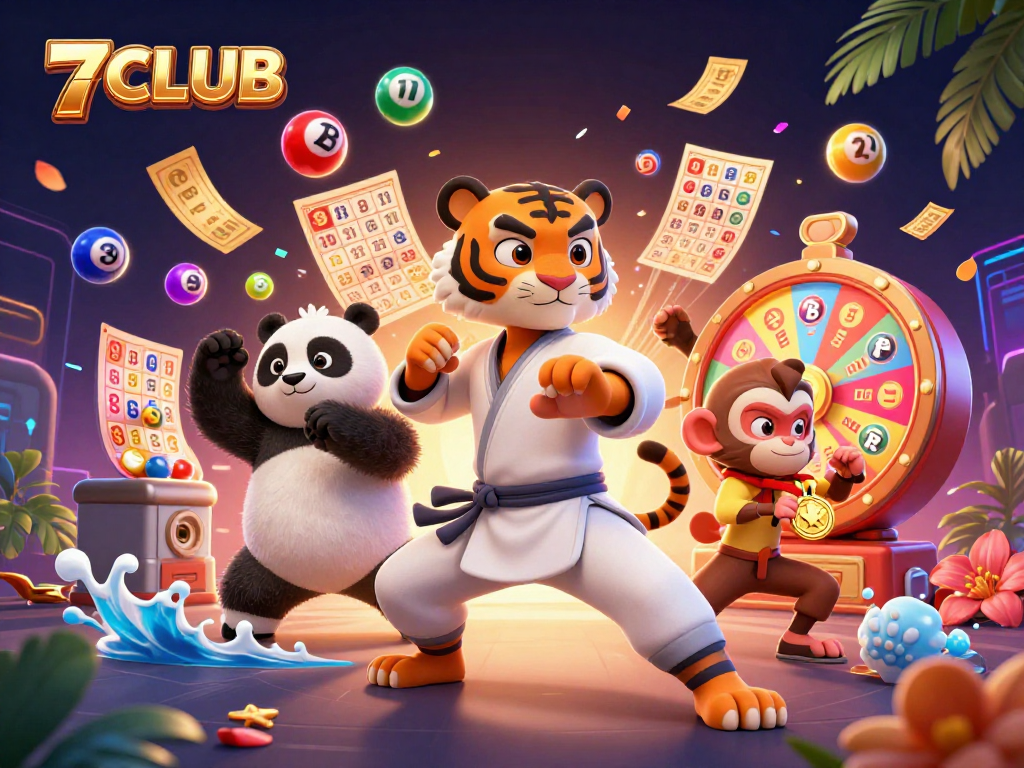 Experience vibrant excitement at 7CLUB, where colorful lottery elements enhance your gaming adventure.