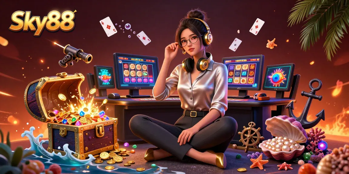 Experience excitement at Sky88 with stunning gaming visuals and vibrant casino elements.