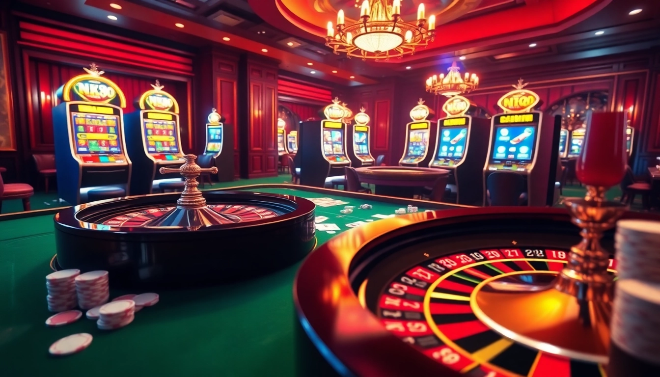 Play at NK88's vibrant casino with thrilling games and dynamic online experiences.