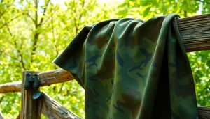 Koop goedkope camouflage print dat perfect is voor buitenactiviteiten en avontuur.